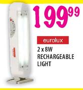 Eurolux 2x8W Rechargeable Light