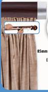 85mm Contemporary Curtain Track Clip-on Wood(Mahogany Colour Only)Rod-1.5m