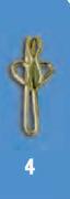 Decorland Brass Curtain Hooks x 50