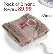 Pack Of 2 Hand Towels