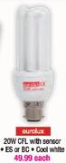 Eurolux 20W CFL With Sensor-Each