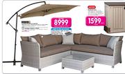 Terrace Leisure 4 Piece Bali Wicker Lounge Set