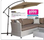 Terrace Leisure 3m Santiago Cantilever Umbrella-Each