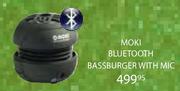 Moki Bluetooth Bassburger With Mic-Each