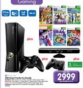 XBox 360 4GB Kinect Family Fun Bundle