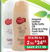 Imperial Leather Softly Softly Or Snug Or A Bug Foam Bath-500ml Each