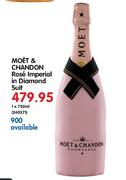 Moet & Chandon Rose Imperial In Diamond Suit-750ml