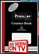 Premier A4 Handcover Counter Book