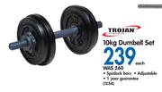 Trojan 10kg Dumbbell Set