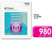 Apple iTunes 4xR250-Per 4 Pack
