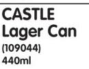 Castle Lager Can-24 x 440ml