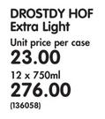 Drostdy Hof Extra Light-12 x 750ml
