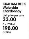 Graham Beck Waterside Chardonnay-6 x 750ml