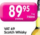 Vat 69 Scotch Whisky-1 x 750ml