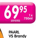 Paarl VS Brandy-1 x 750ml
