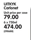Uitkyk Cabernet-6 x 750ml