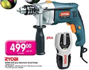 Ryobi 850W Drill Plus Electronic Stud Finder Model:KIT175-Per Kit