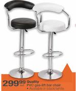 Quality PVC Gas-Lift Bar Chair Each