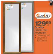 Quality Spieel Met Houtraam-350mmx1200mm