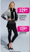 Legend Ladies Long Sleeve Colour Black Top