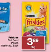 Friskies Cat Food Pouch Assorted-85Gm