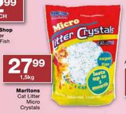 Marltons Cat Litter Micro Crystals-1.5Kg