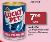 Lucky Pet Catfood Pilchards/Pilchards Supreme-400Gm