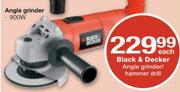Black & Decker Angle Grinder-900w Each
