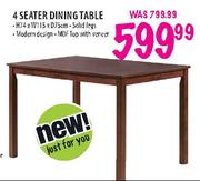 4 Seater Dining Table