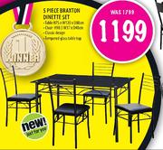 Braxton Dinette Set-5 Piece