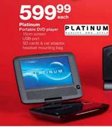 Platinum Portable DVD Player-Each