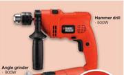 Black & Decker Hammer Drill-500W