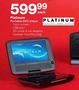 Platinum Portable DVD Player-Each