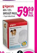 Pigeon 60 + 12's Breast Pads Per Pack