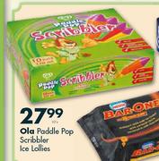 Ola Paddle Pop Scribbler Ice Lollies-10's