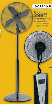 Special Platinum Metal Pedestal Fan 30cm m.guzzle .za