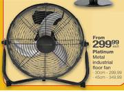 Special Platinum Metal Industrial Floor Fan 45cm m.guzzle .za