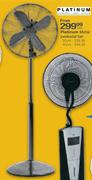 Platinum Metal Pedestal Fan-40cm