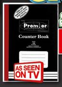 Premier A4 Hardcover Counter Book -192 Pages