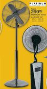 Platinum Metal Pedestal Fan-40cm