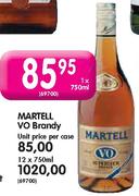 Martell VO Brandy - 12 x 750ml