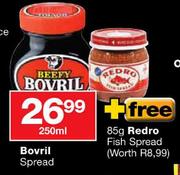 Bovril Spread-250ml + Free 85g Redro Fish Spread