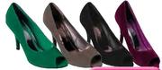 Legend ladies Peeptoe Heel Court Shoes