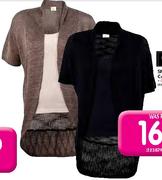 Legend Short Sleeve Knit Cardi