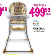 Little One High Chair-Each