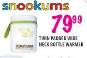 Snookums Twin Padded Wide Neck Bottle Warmer