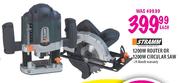 Stramm 1200W Router/1200W Circular Saw-Each