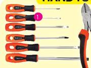Soft Grip Screwdriver Set-6 Piece