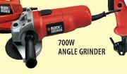 Black & Decker Power Tools 700W Angle Grinder-Each