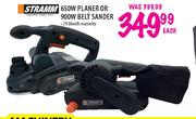 Stramm 650W Planer/900W Belt Sander-Each